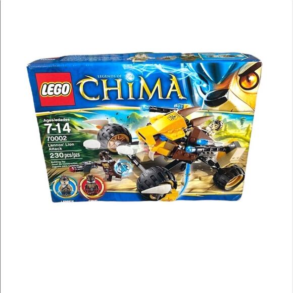 Lego legends of Chima Lennox lion attack set 230 pcs crug ages 7-14  70002 NEW - Picture 1 of 7
